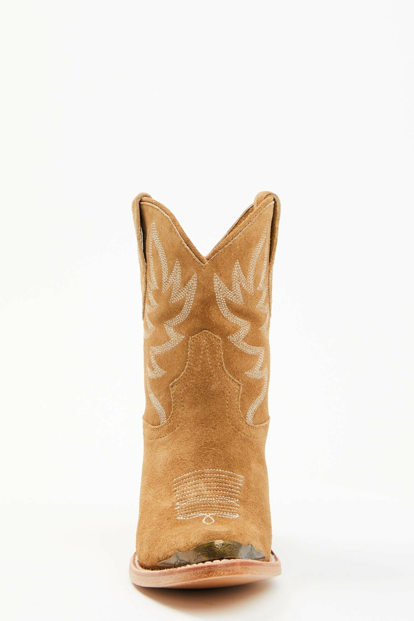 Idyllwind Wheels Sand Suede Western Booties - Round Toe Tan