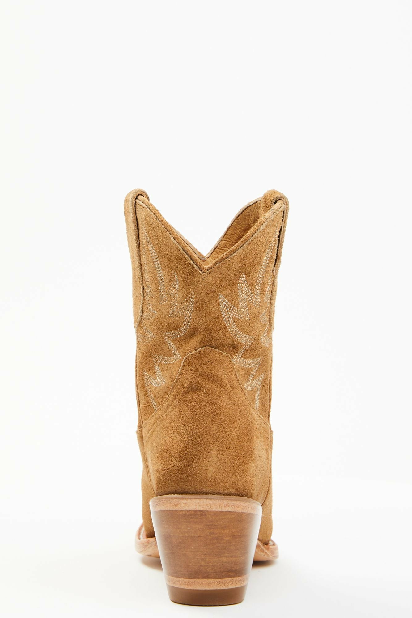 Idyllwind Wheels Sand Suede Western Booties - Round Toe Tan