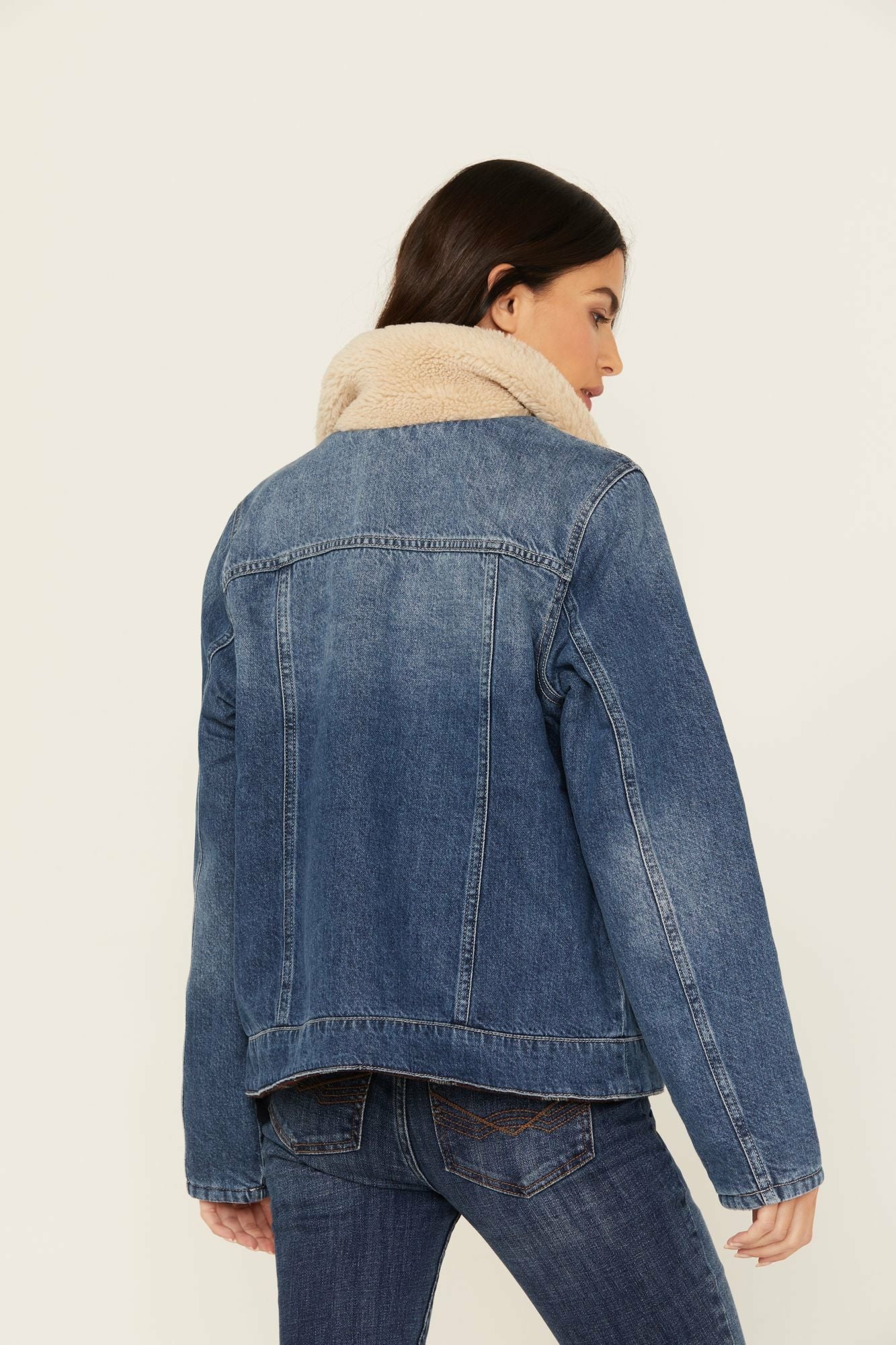 Idyllwind Alcott Reversible Denim / Blanket Jacket Medium Wash