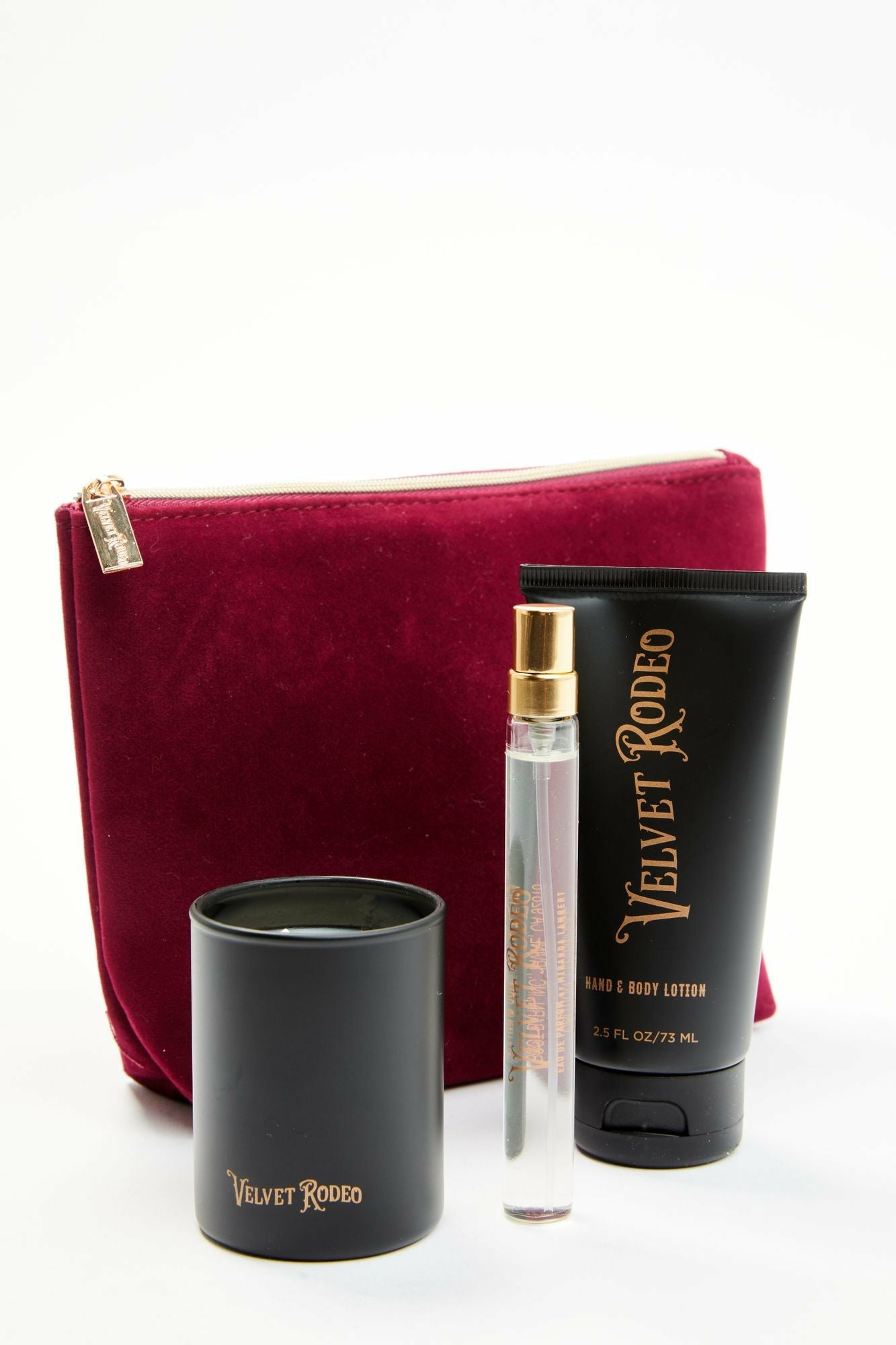 Idyllwind Velvet Rodeo Eau de Parfum Fragrance Gift Set Burgundy