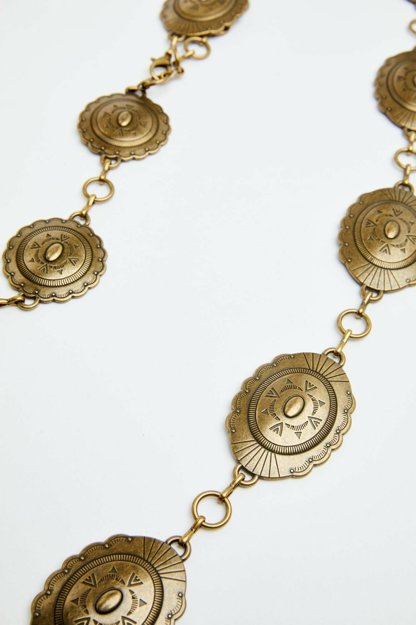 Idyllwind Silver Spur Gold Chain Belt Gold