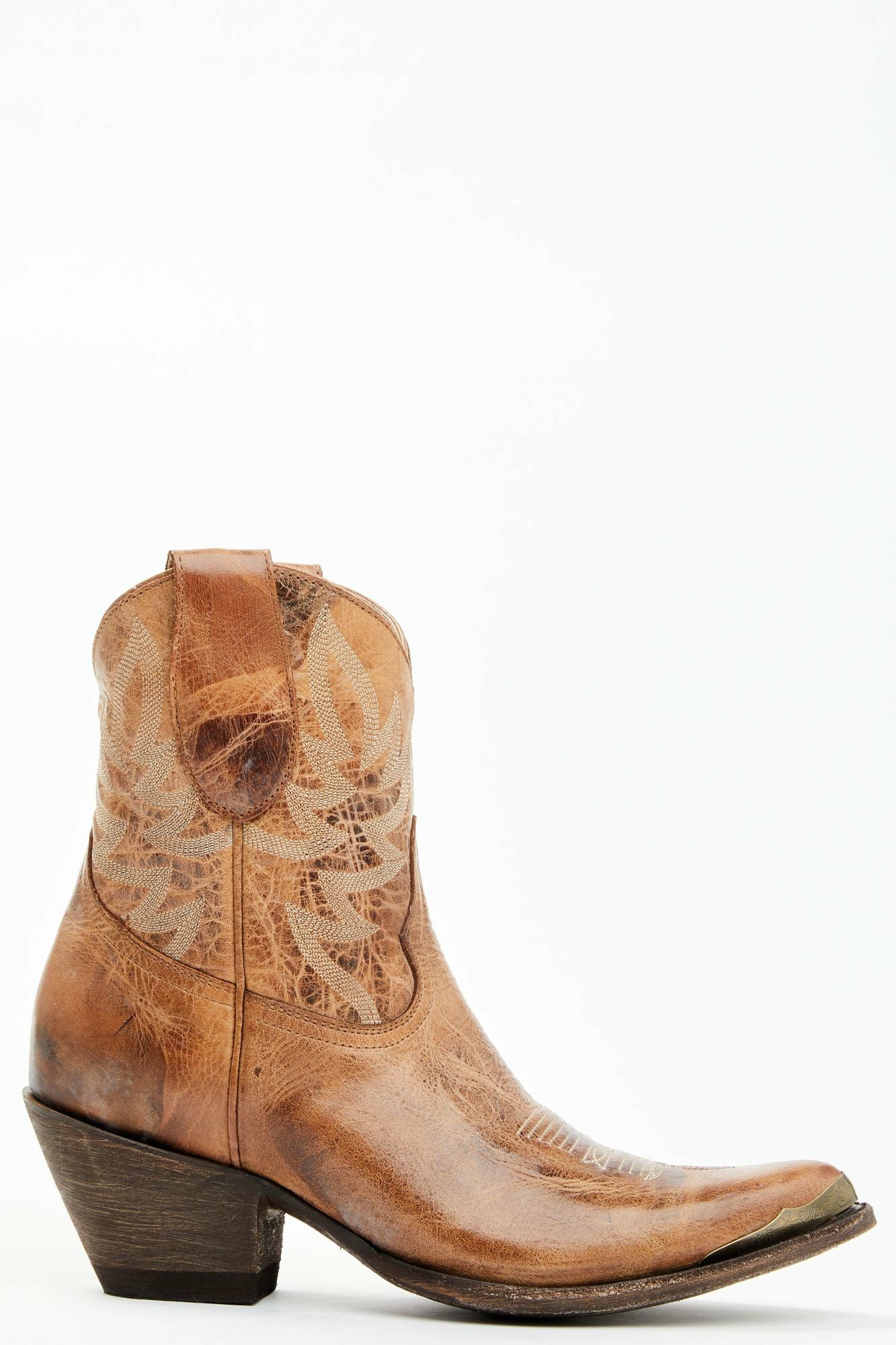 Idyllwind Wheels Dublin Taupe Leather Western Booties - Round Toe Taupe