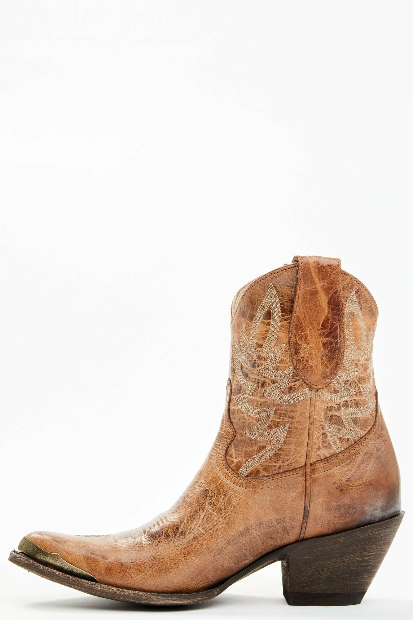 Idyllwind Wheels Dublin Taupe Leather Western Booties - Round Toe Taupe