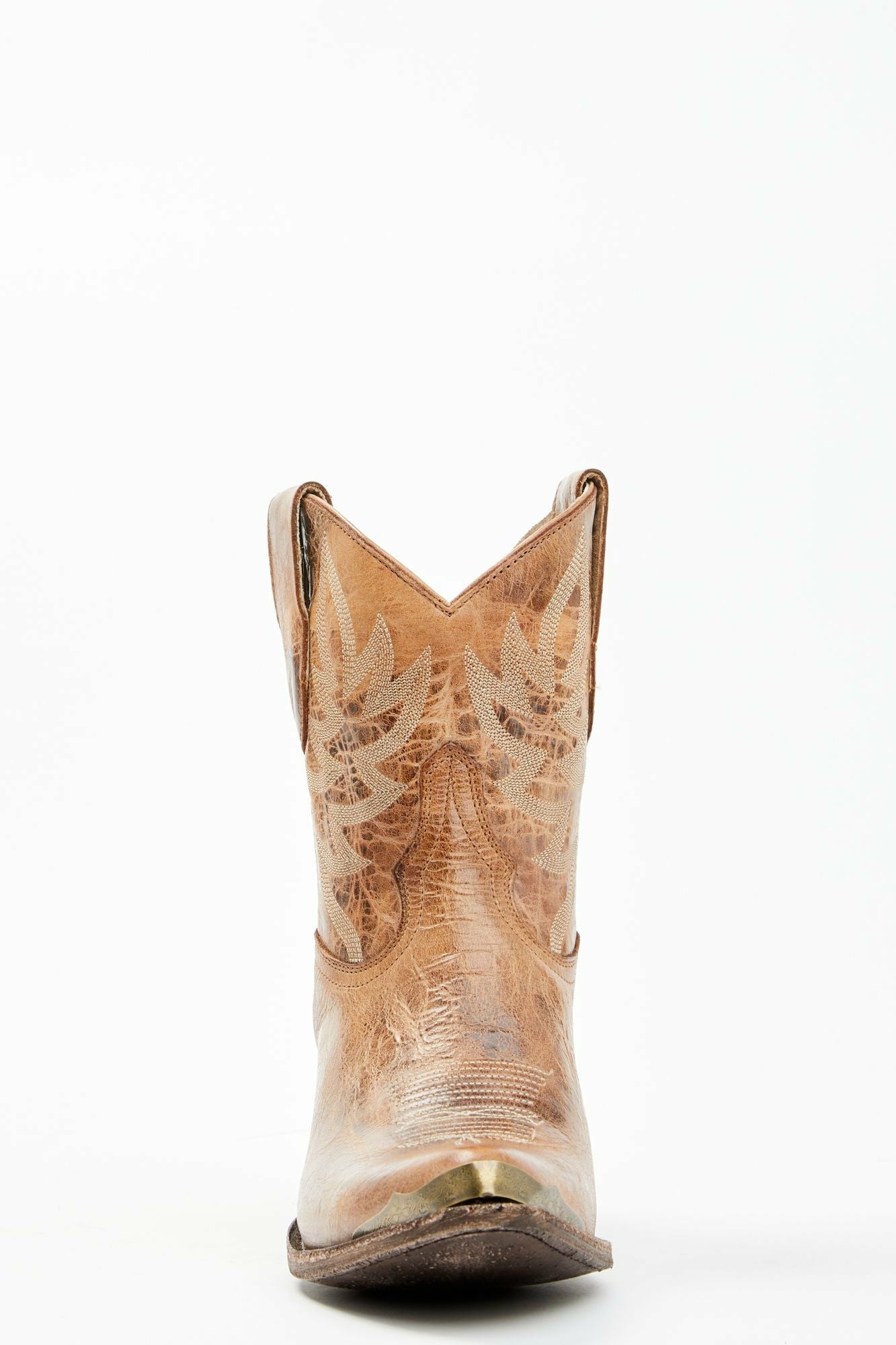 Idyllwind Wheels Dublin Taupe Leather Western Booties - Round Toe Taupe