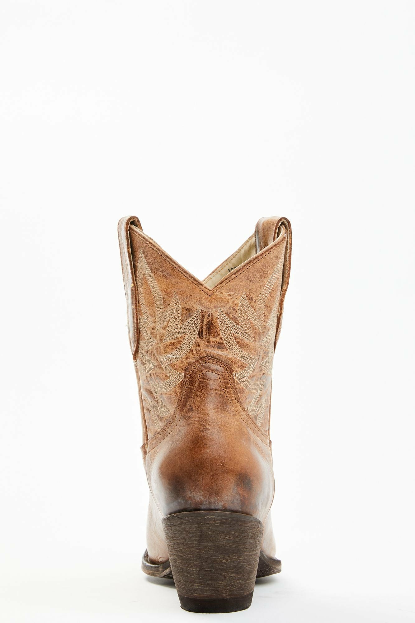 Idyllwind Wheels Dublin Taupe Leather Western Booties - Round Toe Taupe