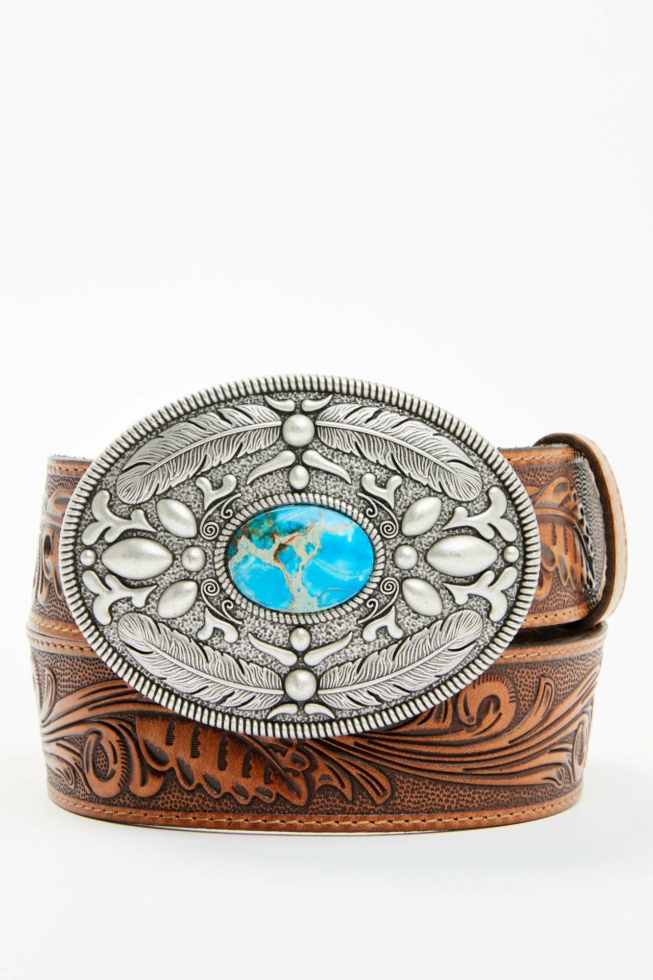 Idyllwind Harmony Tooled Belt Brown