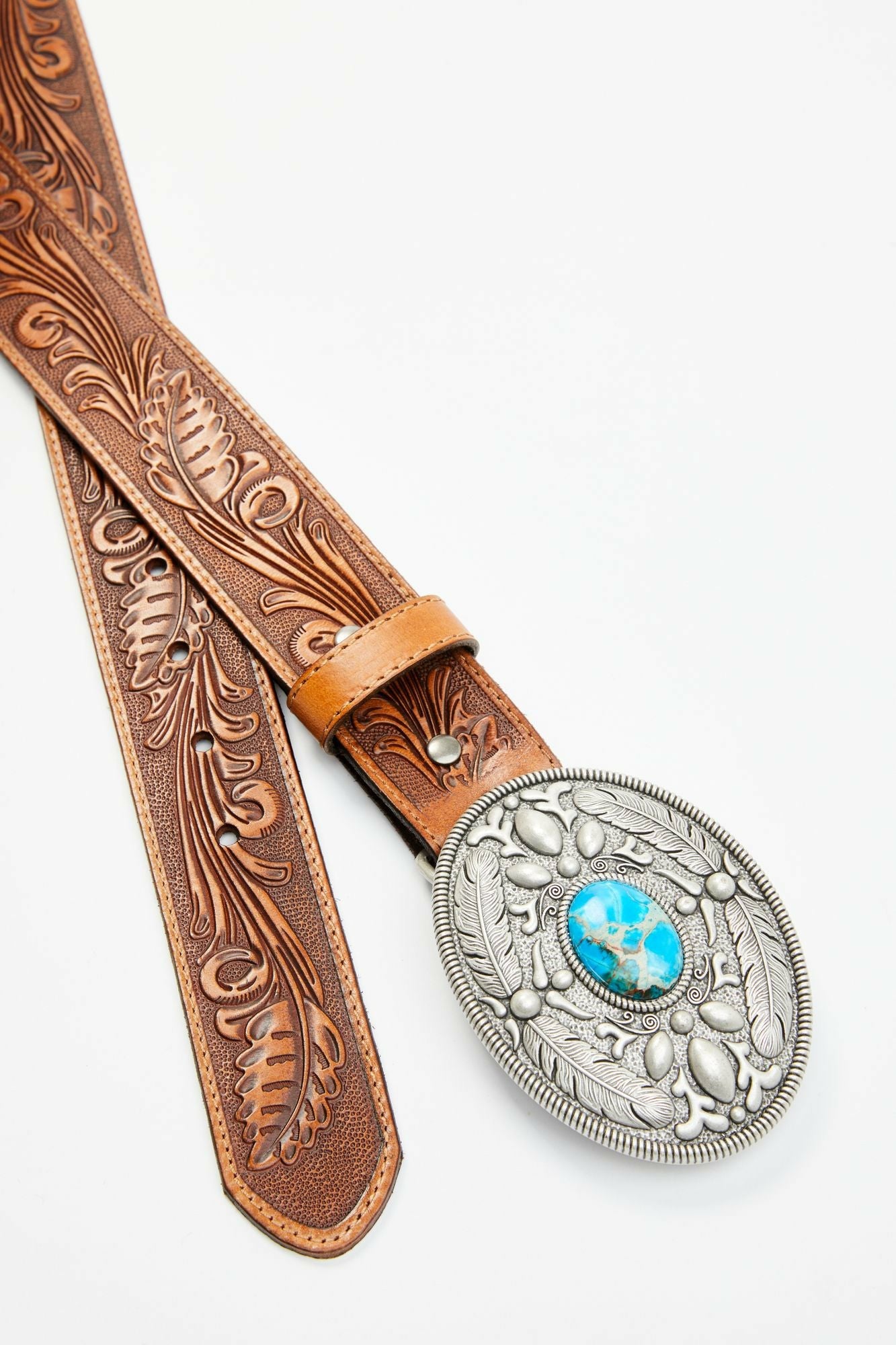 Idyllwind Harmony Tooled Belt Brown