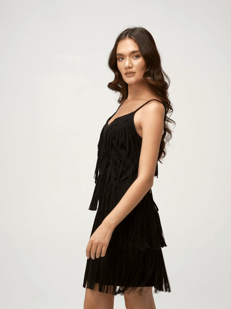 Idyllwind Brixworth Black Fringe Festival Dress Black