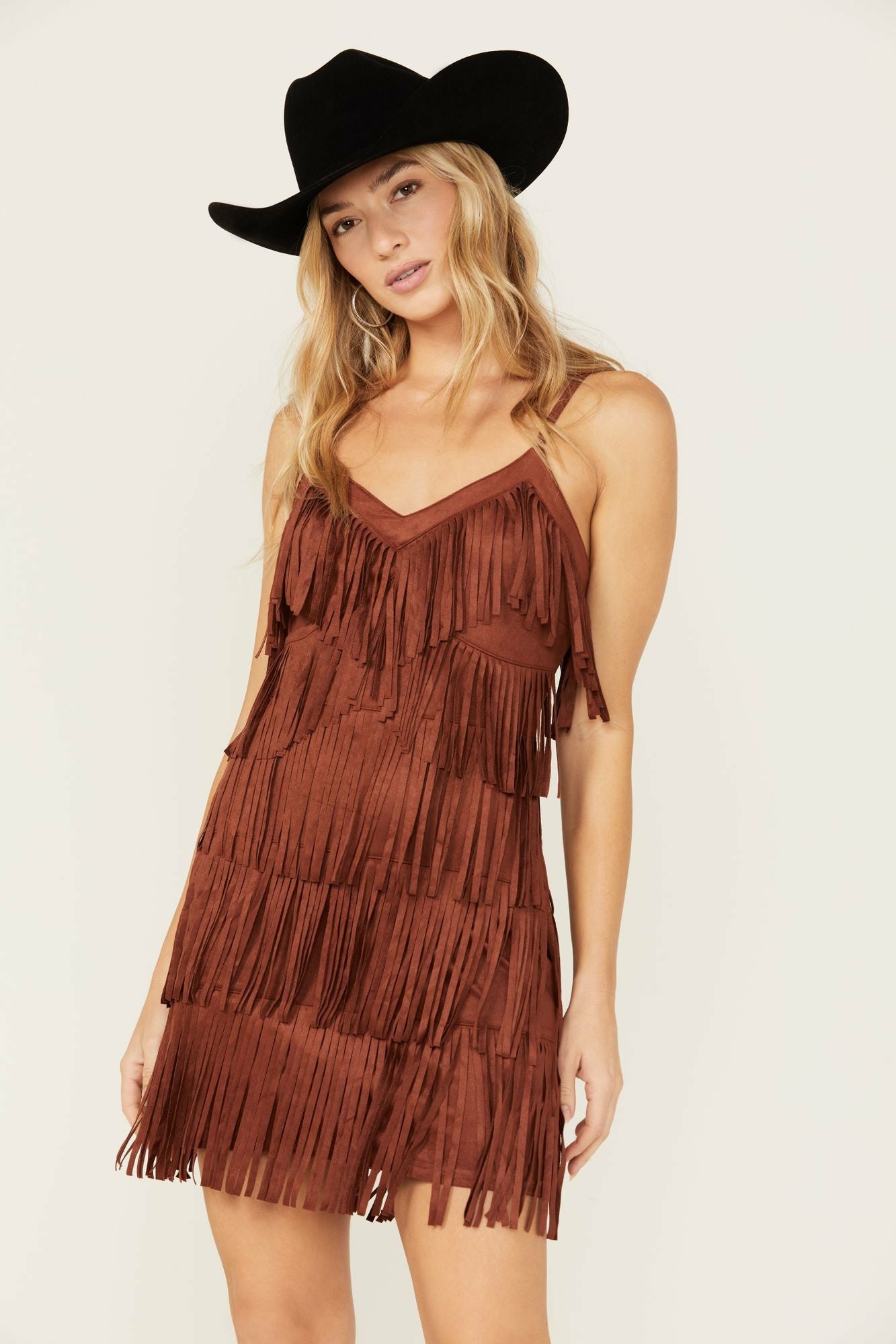 Idyllwind Brixworth Mahogany Fringe Festival Dress Mahogany