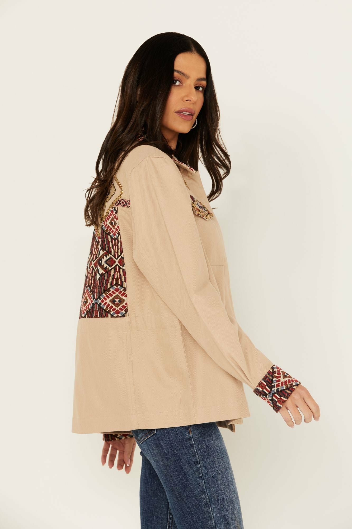 Idyllwind Autumn Embroidered Jacket Wheat