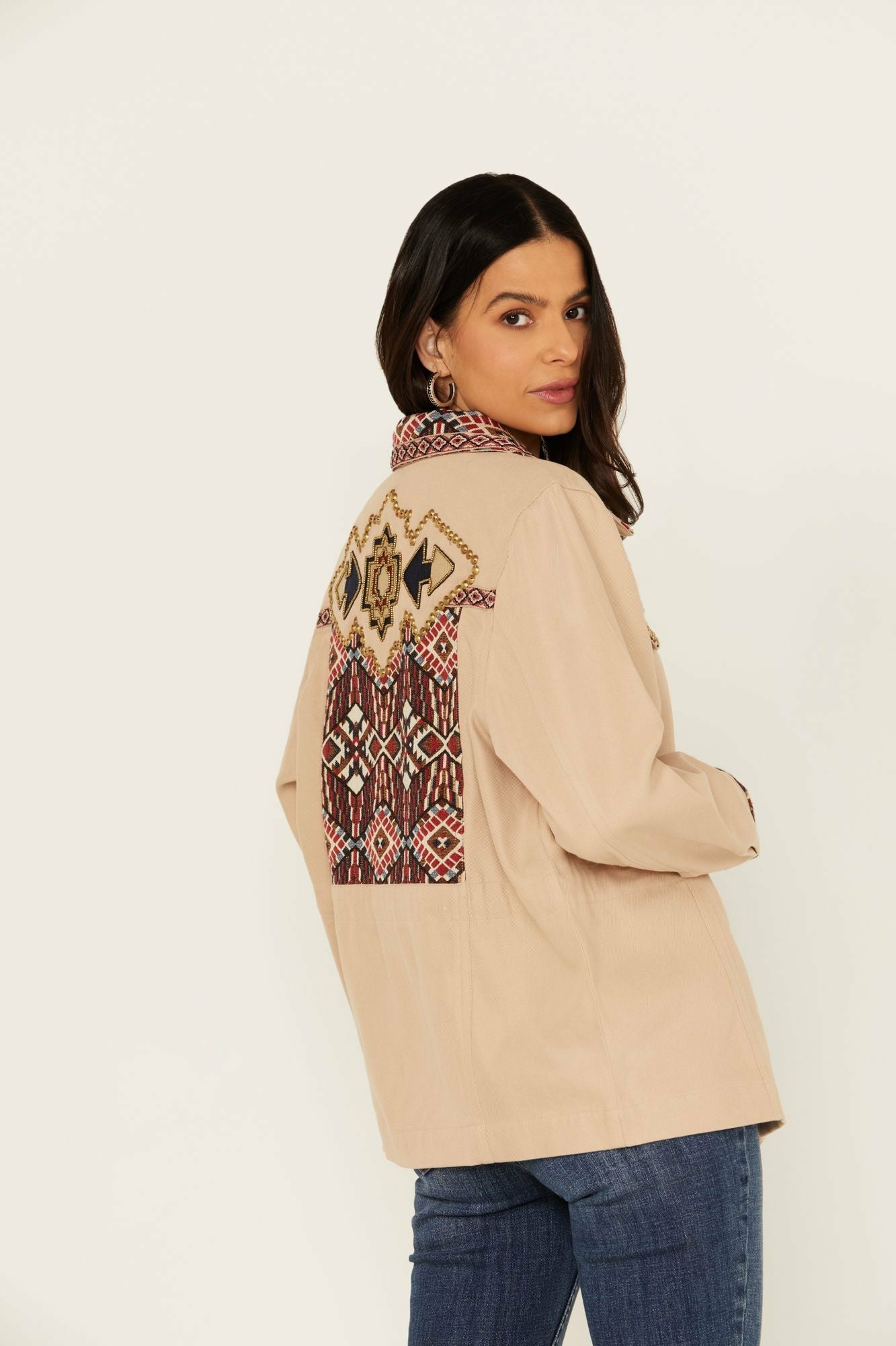 Idyllwind Autumn Embroidered Jacket Wheat