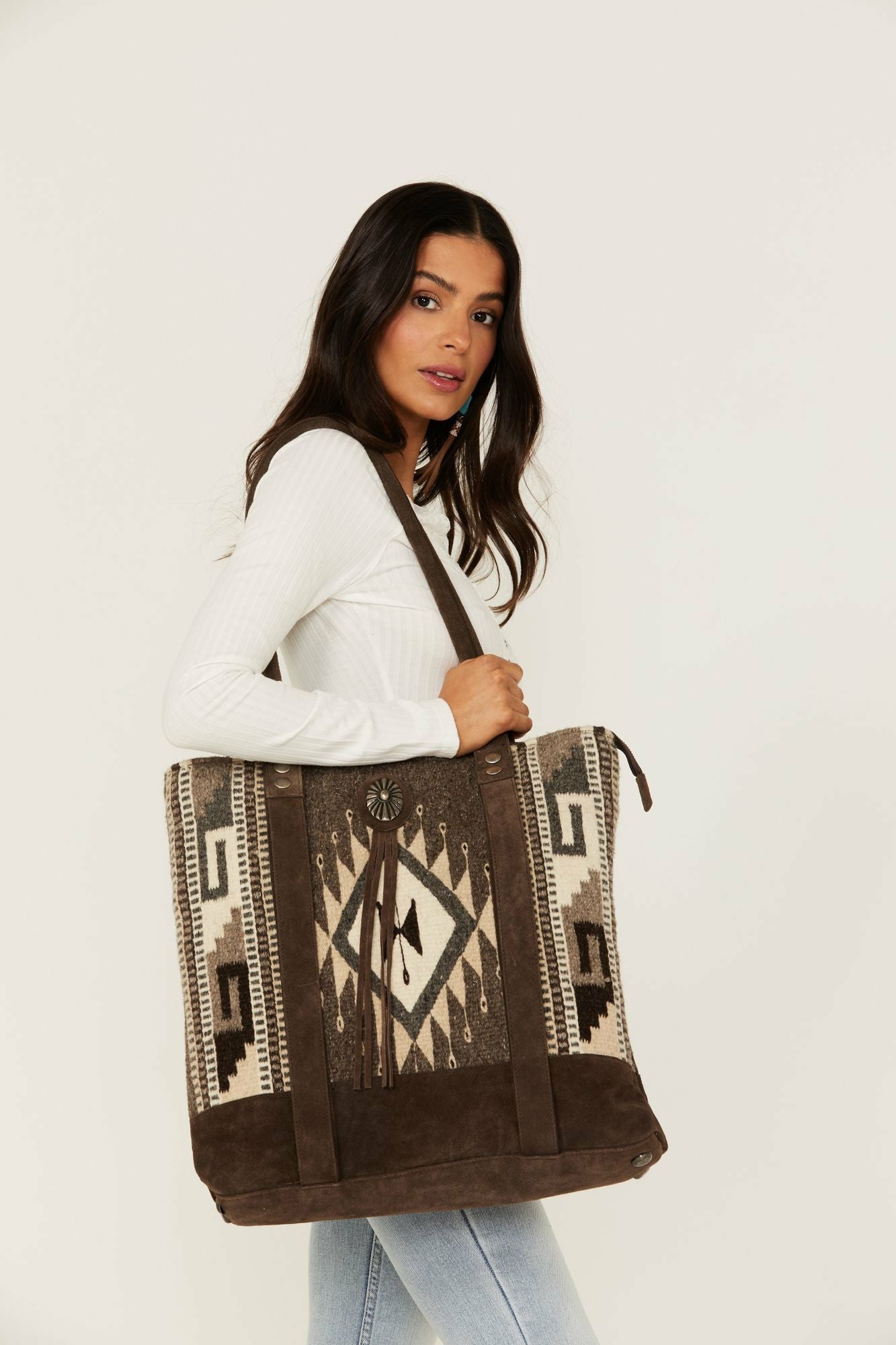 Idyllwind Dancing Horse Tote Grey