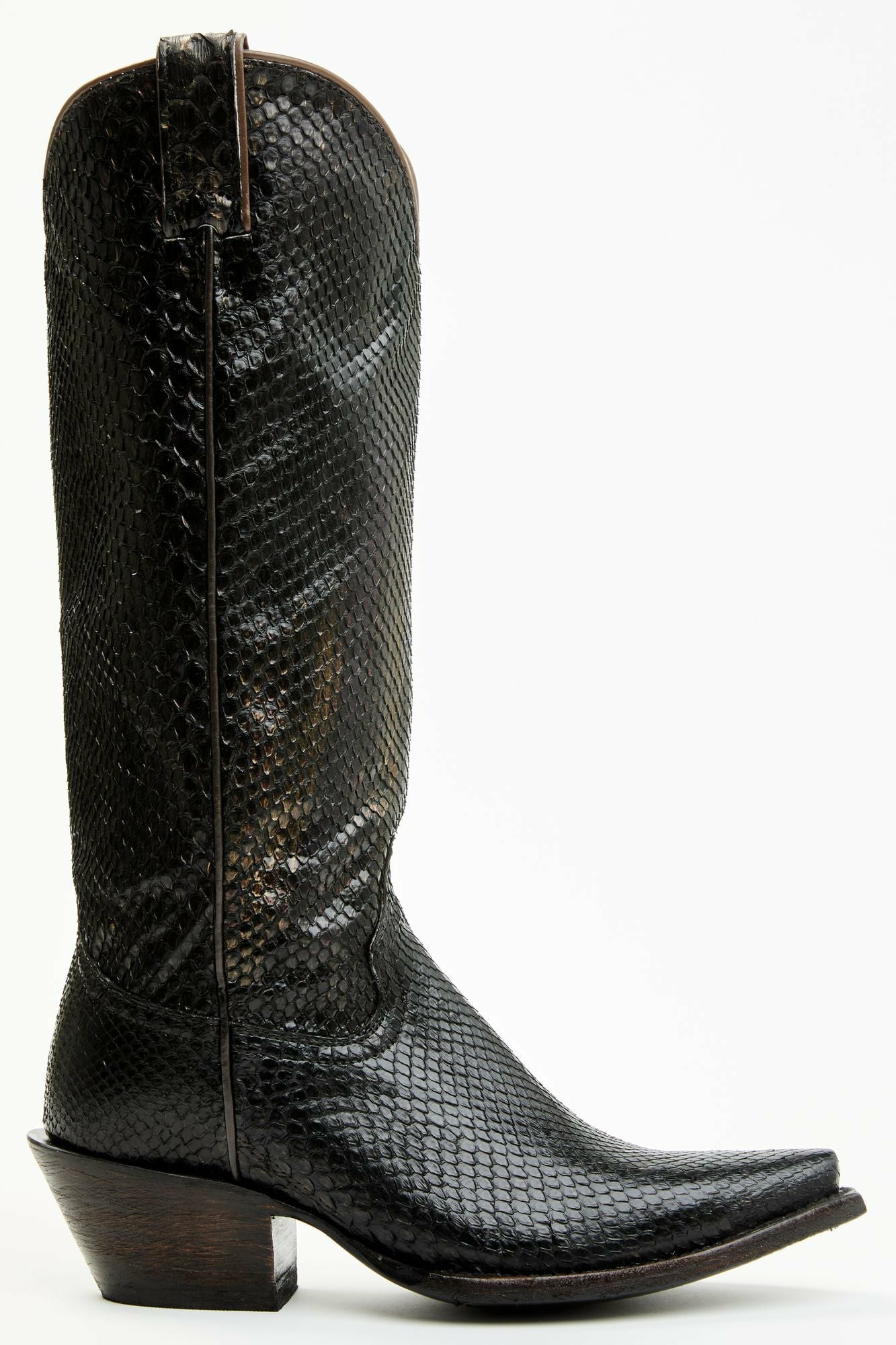 Idyllwind Slay Black Python Tall Western Boots - Snip Toe Black