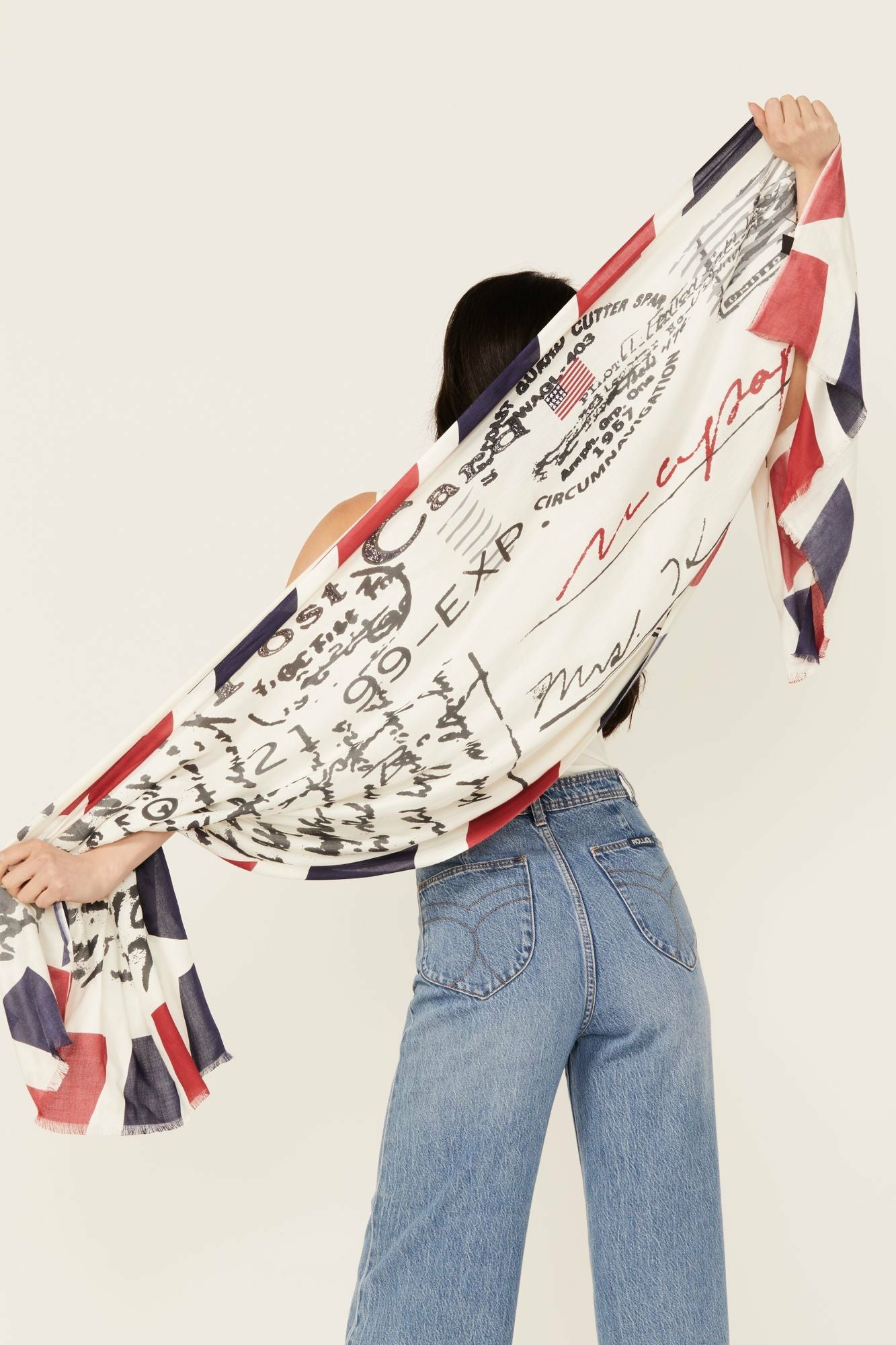Idyllwind Liberty Oversized Scarf Red
