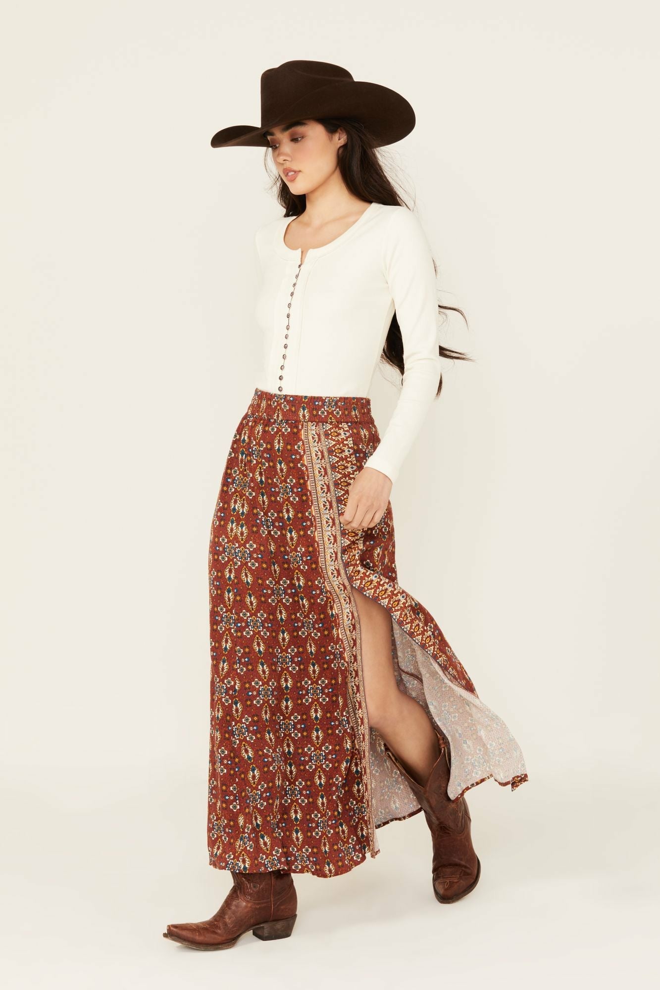 Idyllwind Princeton Maxi Skirt Caramel