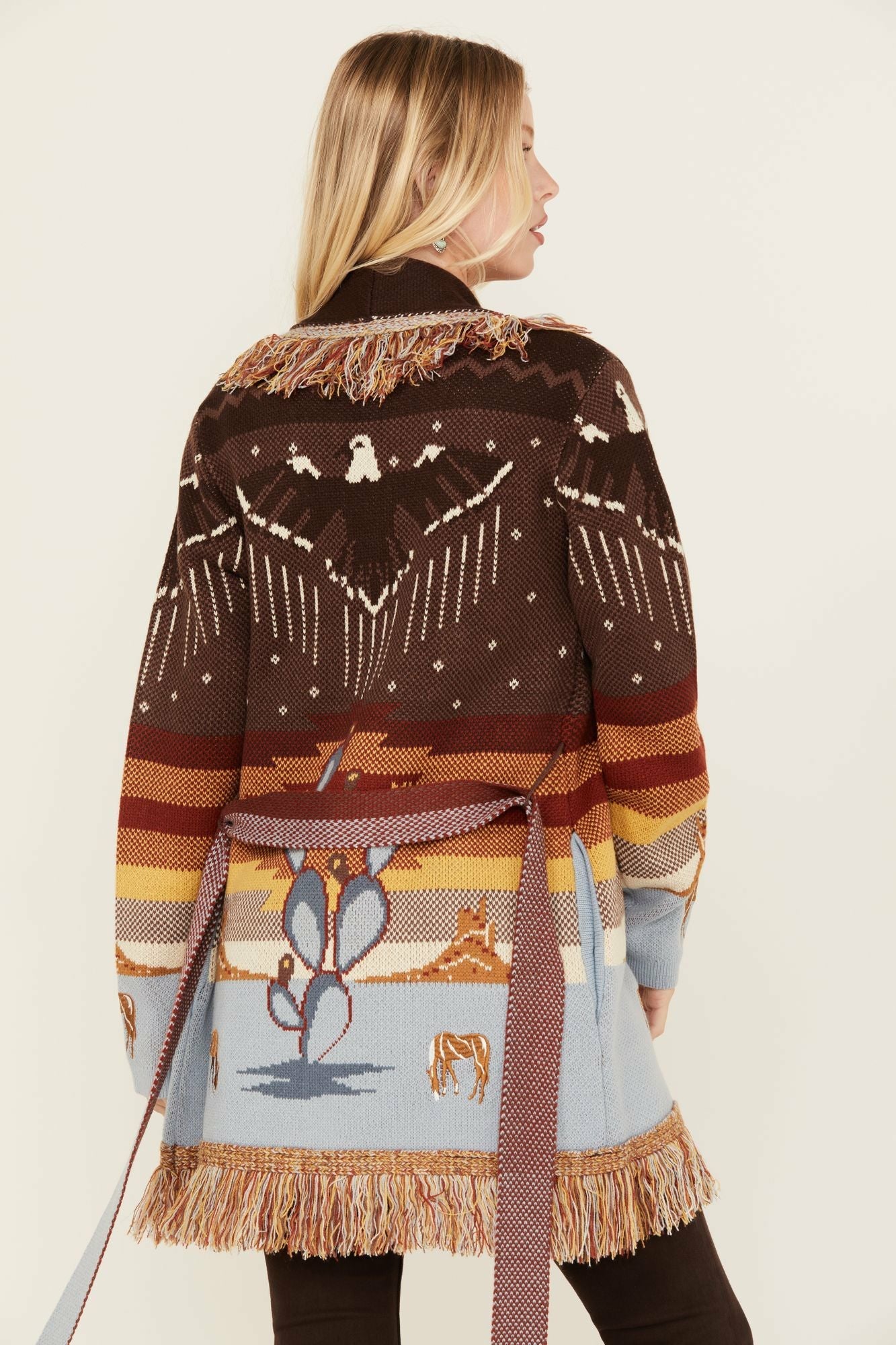 Idyllwind Desert Nights Cardigan Sweater Brown