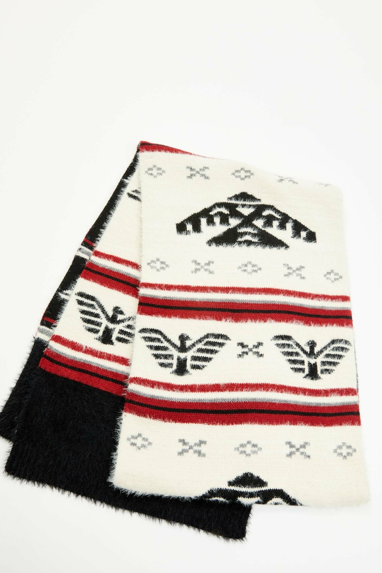 Idyllwind Rialto Thunderbird Southwestern Print Scarf Black