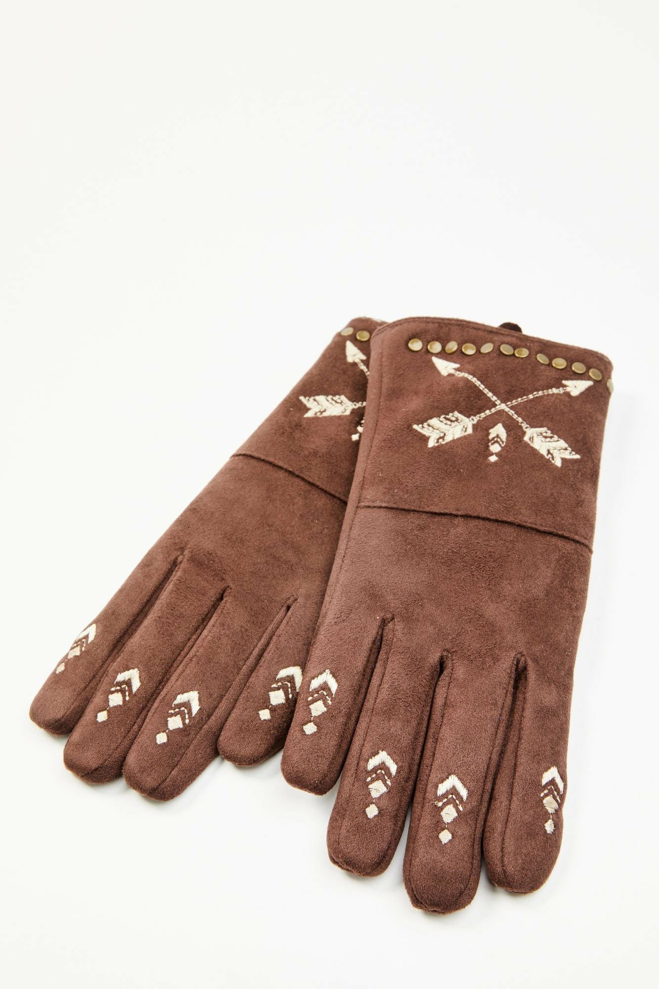 Idyllwind Haley Cross Arrow Gloves Brown