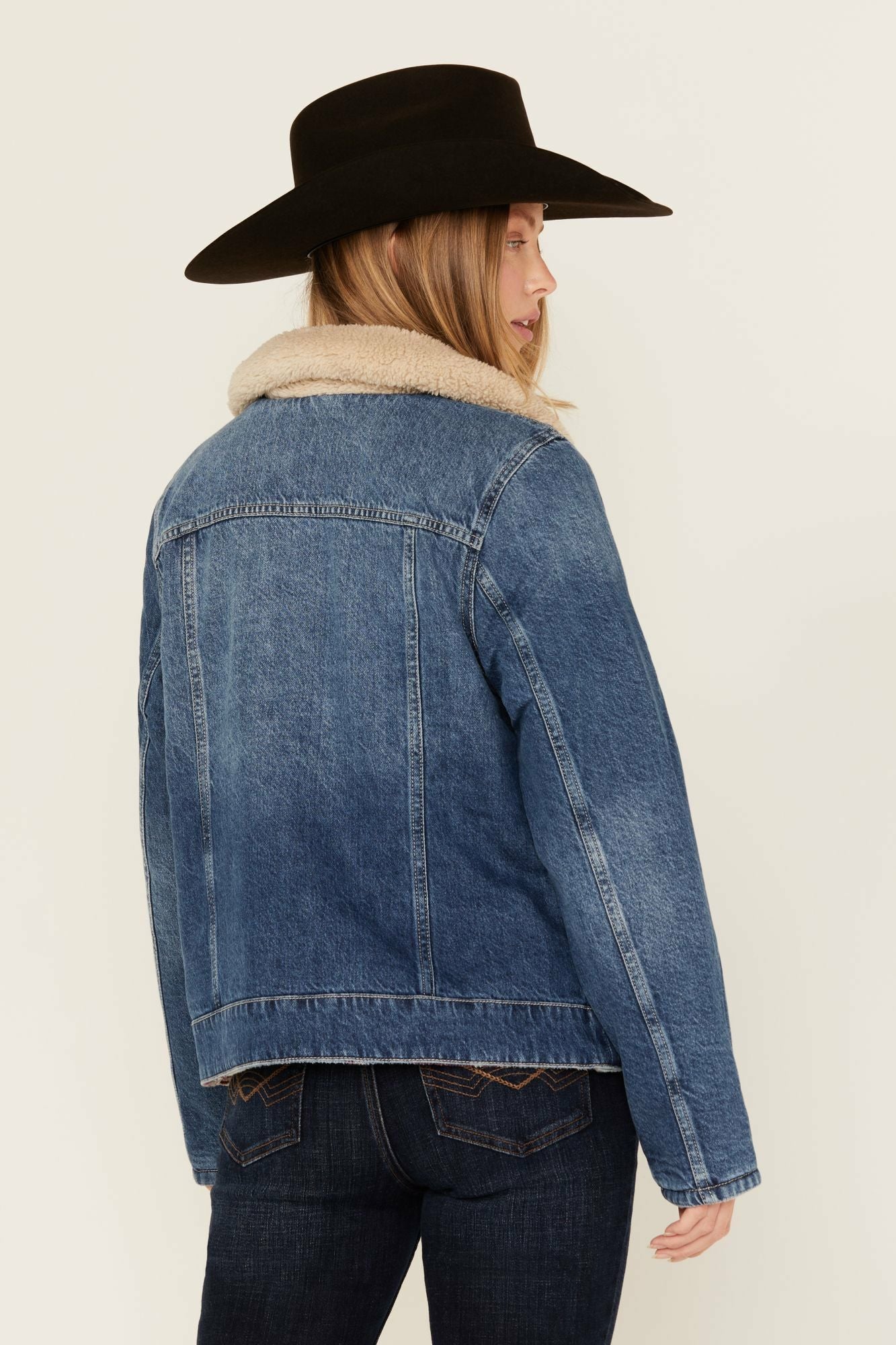 Idyllwind Diamondhead Reversible Denim Blanket Jacket Dark Wash