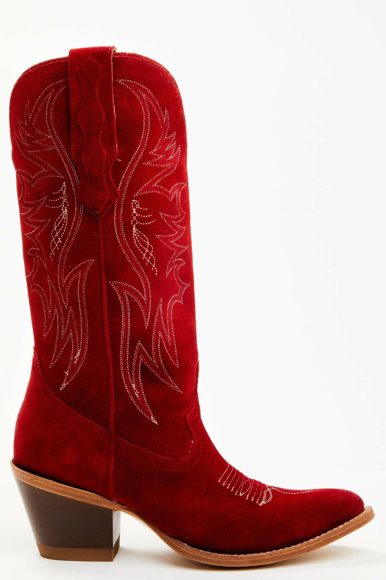 Idyllwind Charmed Life Fire Suede Western Boots - Round Toe Cherry