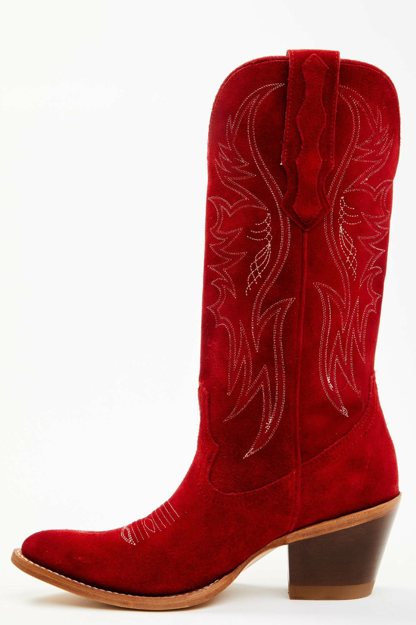 Idyllwind Charmed Life Fire Suede Western Boots - Round Toe Cherry
