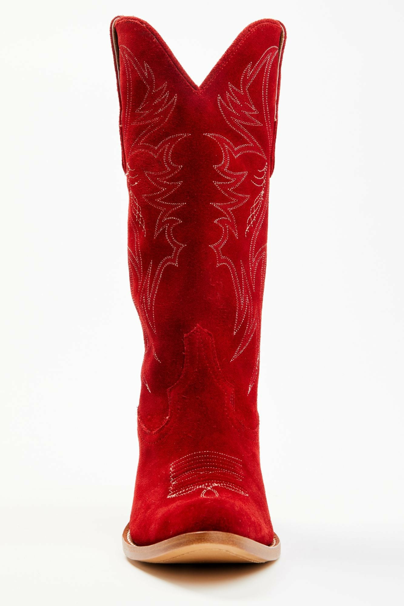 Idyllwind Charmed Life Fire Suede Western Boots - Round Toe Cherry