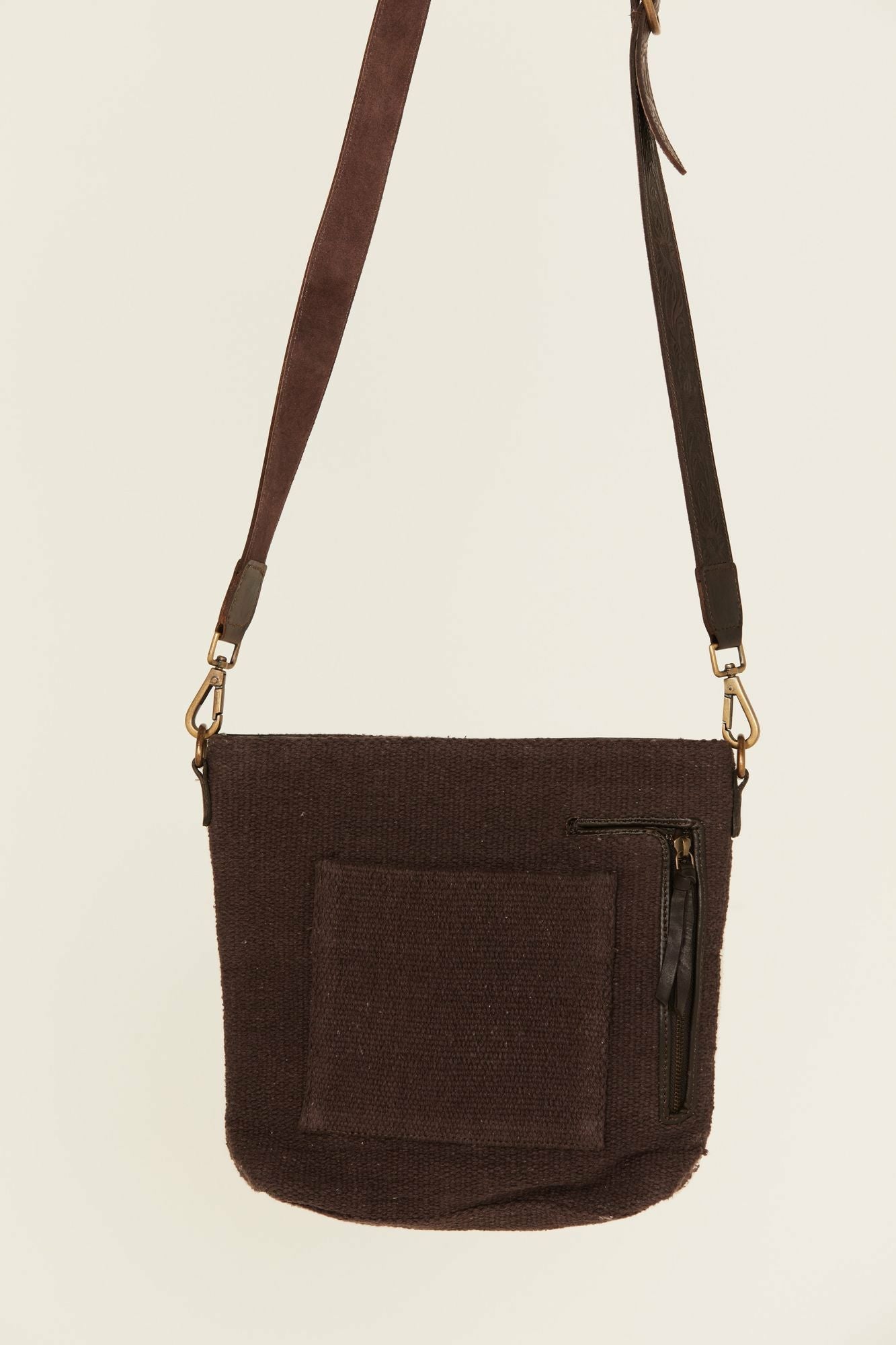 Idyllwind Madrona Longhorn Woven Crossbody Bag Ivory