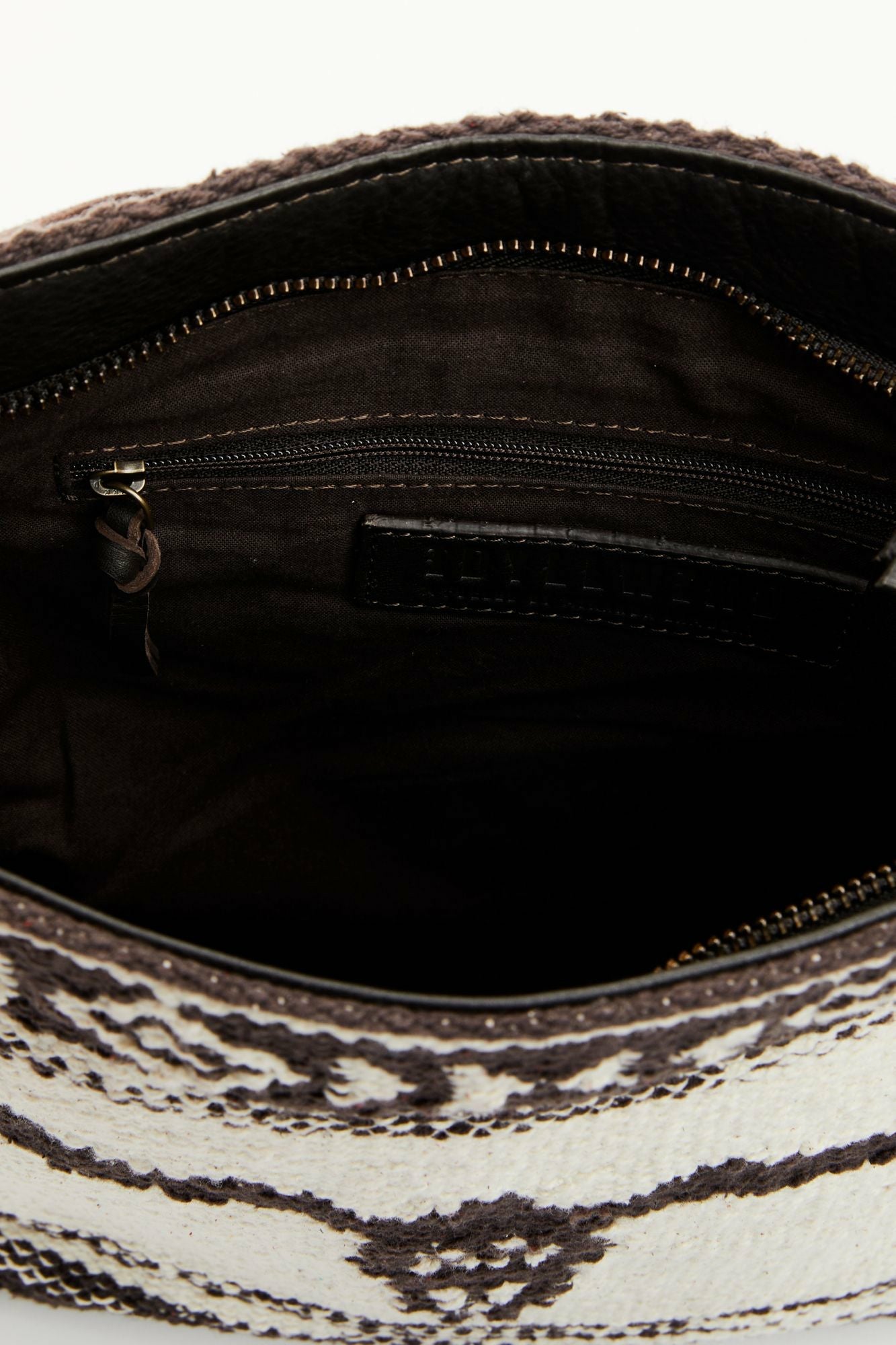Idyllwind Madrona Longhorn Woven Crossbody Bag Ivory
